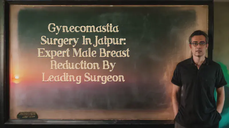 Featured image of post Gynecomastia Surgery in Jaipur: Expert Male Breast Reduction by Leading Surgeon