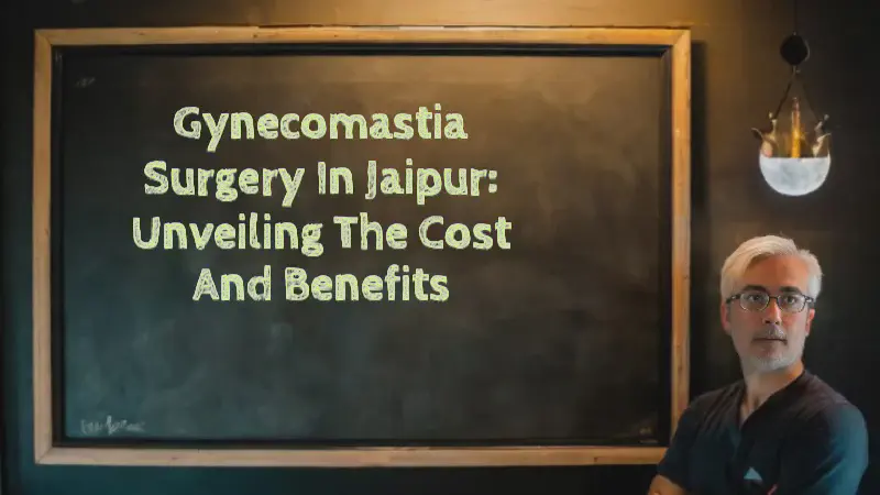 Featured image of post Gynecomastia Surgery in Jaipur: Unveiling the Cost and Benefits