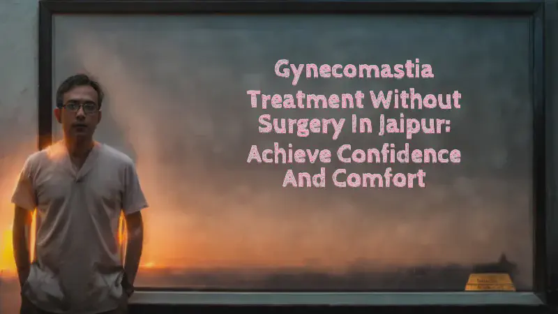 Featured image of post Gynecomastia Treatment Without Surgery in Jaipur: Achieve Confidence and Comfort