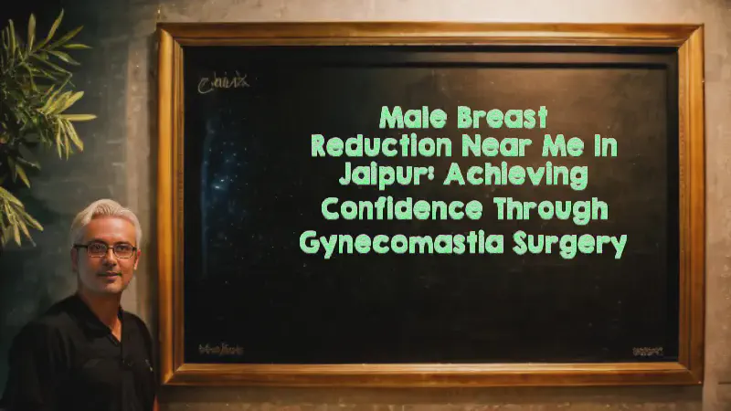 Featured image of post Male Breast Reduction Near Me in Jaipur: Achieving Confidence Through Gynecomastia Surgery