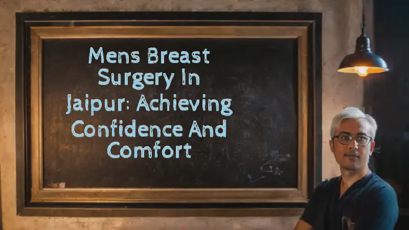 Featured image of post Mens Breast Surgery in Jaipur: Achieving Confidence and Comfort